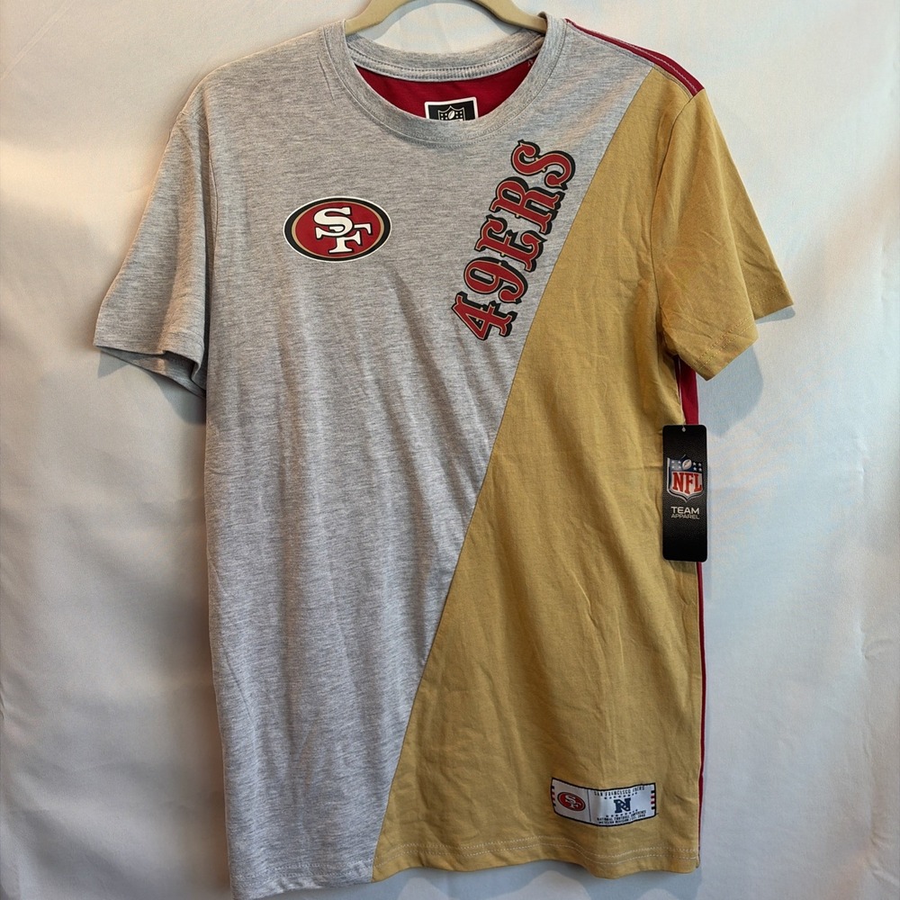 NWT San Francisco 49ers NFL Team Apparel T-shirt Mens S Football Athletic New